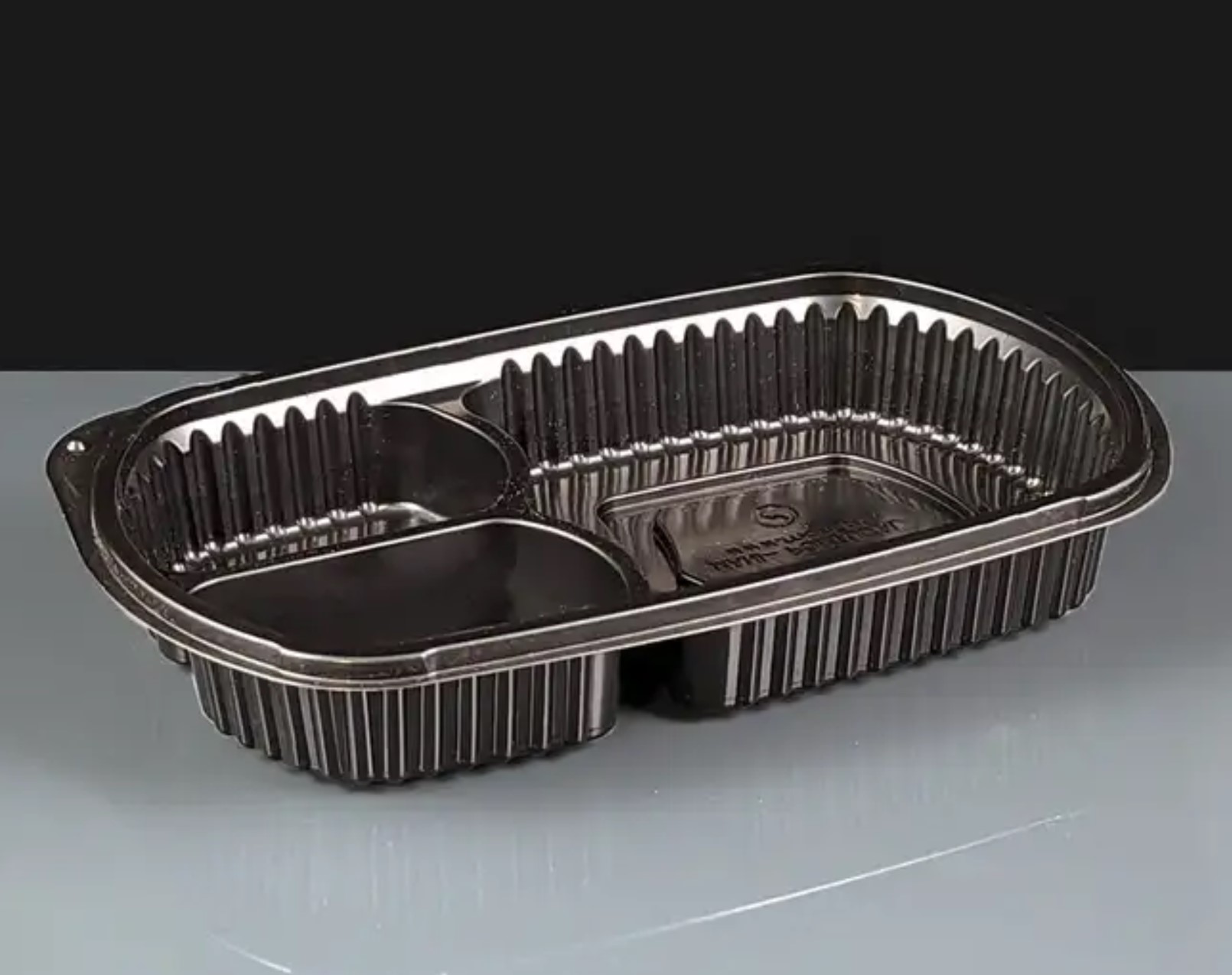 Black microwave container