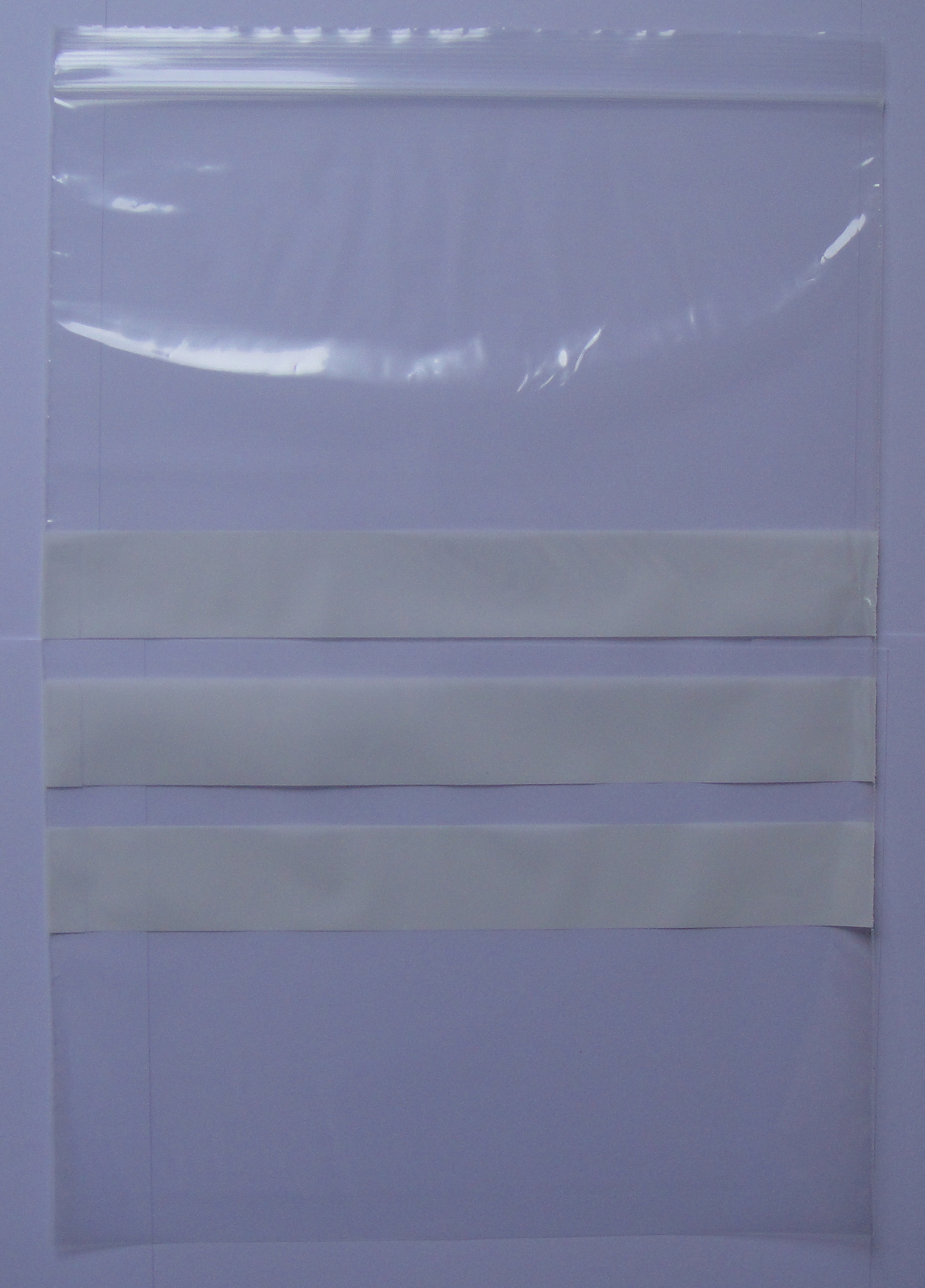 Grip Seal Bags 5,000 x 5.5" x 5.5" WRITE ON WHITE PANEL Zip Resealable Poly Bags 