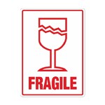 Fragile label glass image