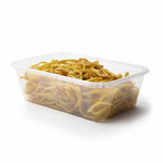 Clear food storage container image