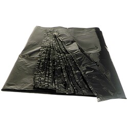 Heavy duty black bags flat image